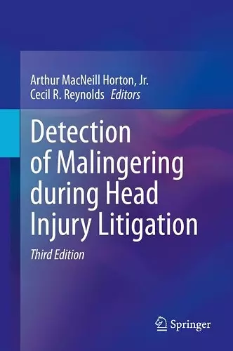 Detection of Malingering during Head Injury Litigation cover