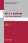 Formal Methods. FM 2019 International Workshops cover