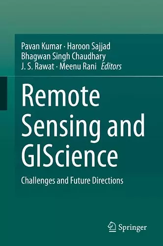 Remote Sensing and GIScience cover