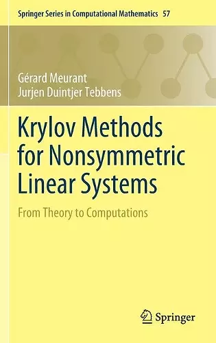 Krylov Methods for Nonsymmetric Linear Systems cover