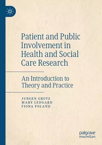 Patient and Public Involvement in Health and Social Care Research cover