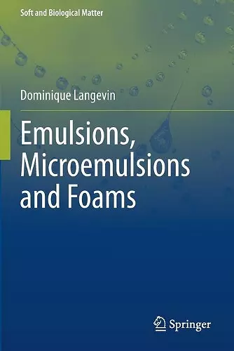 Emulsions, Microemulsions and Foams cover