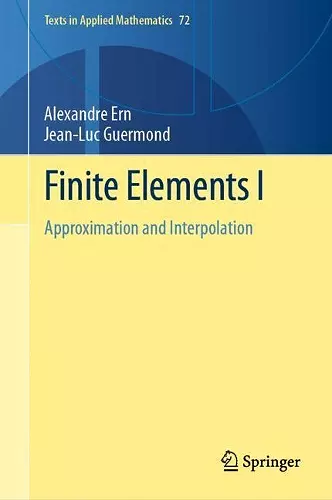 Finite Elements I cover