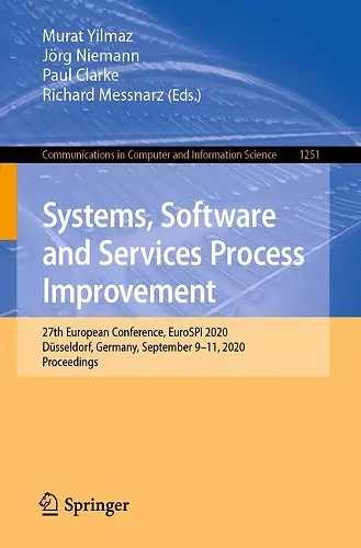 Systems, Software and Services Process Improvement cover