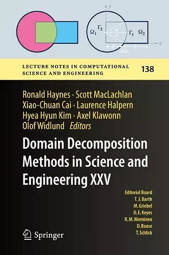 Domain Decomposition Methods in Science and Engineering XXV cover