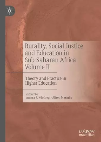 Rurality, Social Justice and Education in Sub-Saharan Africa Volume II cover