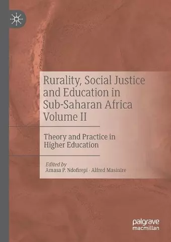 Rurality, Social Justice and Education in Sub-Saharan Africa Volume II cover