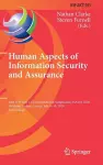 Human Aspects of Information Security and Assurance cover