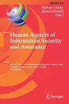 Human Aspects of Information Security and Assurance cover