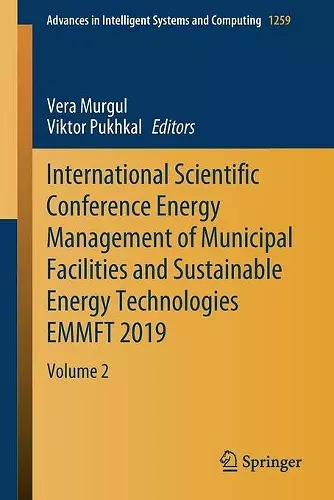 International Scientific Conference Energy Management of Municipal Facilities and Sustainable Energy Technologies EMMFT 2019 cover