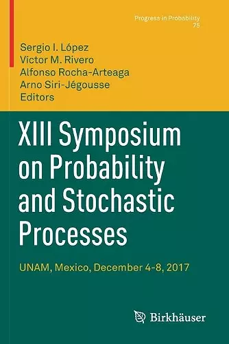 XIII Symposium on Probability and Stochastic Processes cover