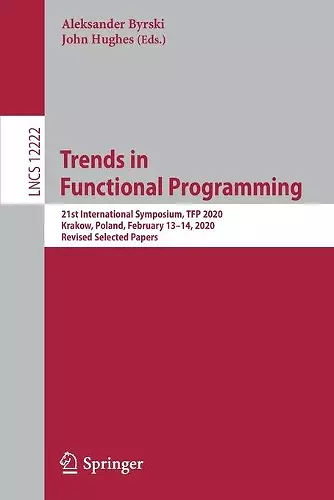 Trends in Functional Programming cover