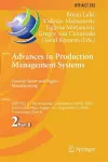 Advances in Production Management Systems. Towards Smart and Digital Manufacturing cover