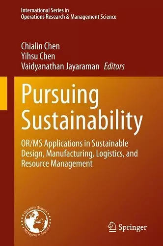 Pursuing Sustainability cover