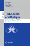 Text, Speech, and Dialogue cover