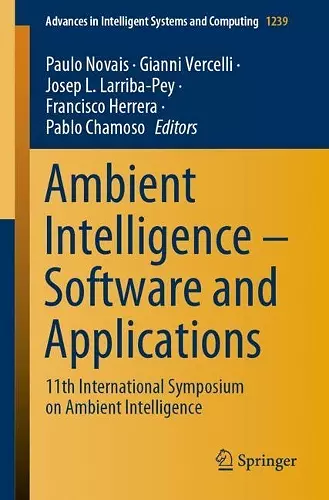 Ambient Intelligence – Software and Applications cover