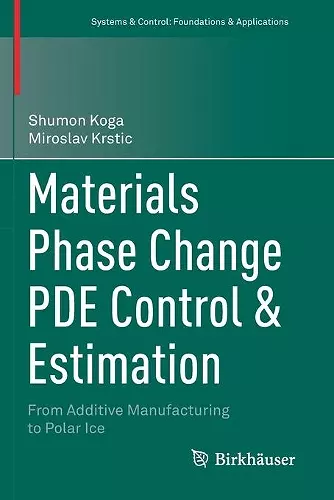 Materials Phase Change PDE Control & Estimation cover