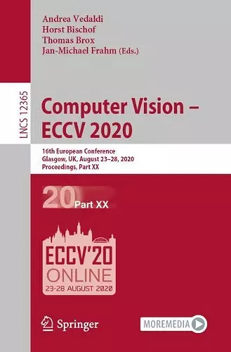 Computer Vision – ECCV 2020 cover