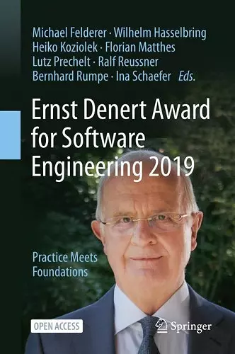 Ernst Denert Award for Software Engineering 2019 cover