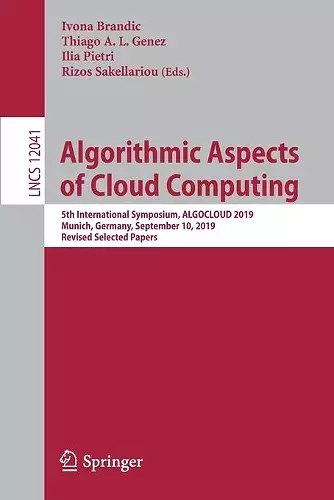 Algorithmic Aspects of Cloud Computing cover