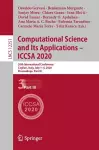 Computational Science and Its Applications – ICCSA 2020 cover