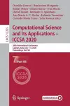 Computational Science and Its Applications – ICCSA 2020 cover