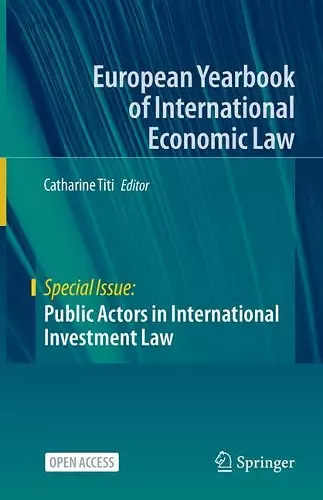 Public Actors in International Investment Law cover