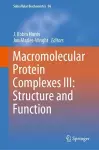 Macromolecular Protein Complexes III: Structure and Function cover