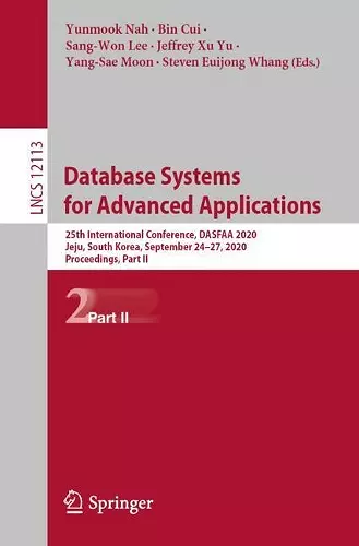 Database Systems for Advanced Applications cover