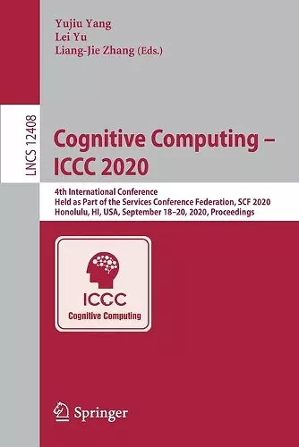 Cognitive Computing – ICCC 2020 cover