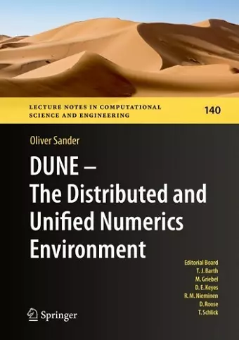 DUNE — The Distributed and Unified Numerics Environment cover