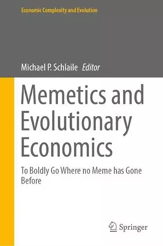 Memetics and Evolutionary Economics cover