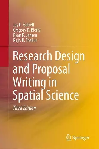 Research Design and Proposal Writing in Spatial Science cover