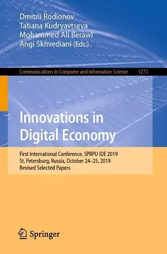 Innovations in Digital Economy cover