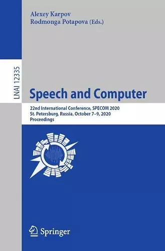 Speech and Computer cover