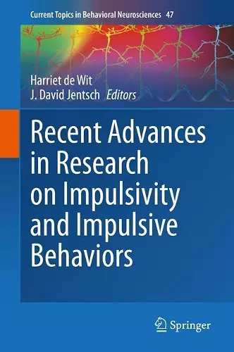 Recent Advances in Research on Impulsivity and Impulsive Behaviors cover