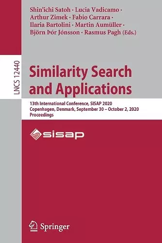 Similarity Search and Applications cover