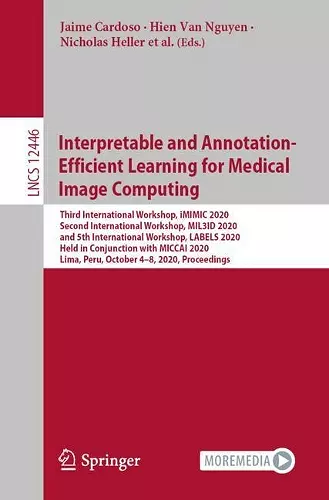 Interpretable and Annotation-Efficient Learning for Medical Image Computing cover