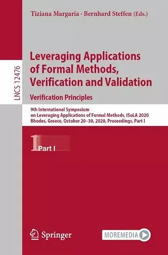 Leveraging Applications of Formal Methods, Verification and Validation: Verification Principles cover