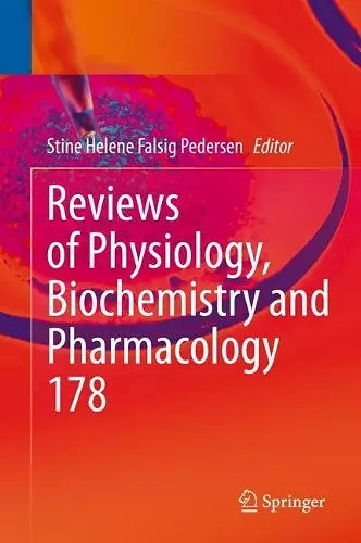 Reviews of Physiology, Biochemistry and Pharmacology cover