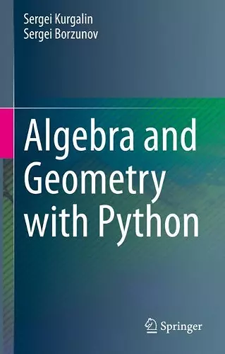 Algebra and Geometry with Python cover