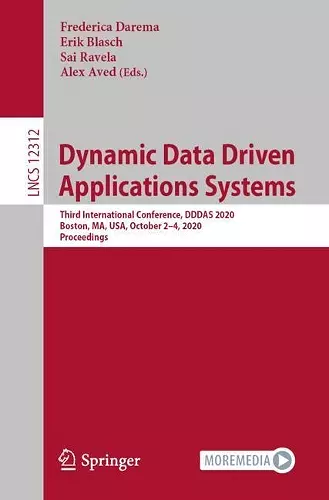 Dynamic Data Driven Applications Systems cover