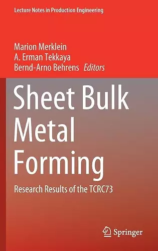 Sheet Bulk Metal Forming cover