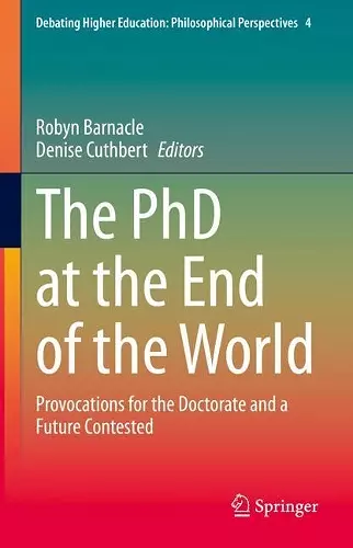 The PhD at the End of the World cover