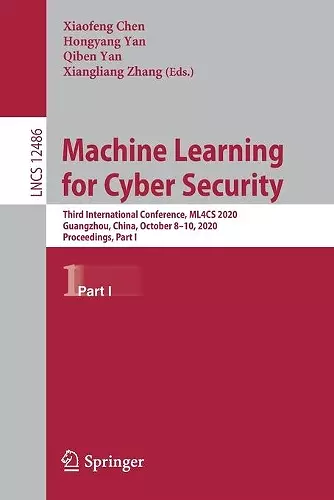 Machine Learning for Cyber Security cover