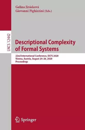 Descriptional Complexity of Formal Systems cover