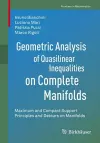 Geometric Analysis of Quasilinear Inequalities on Complete Manifolds cover