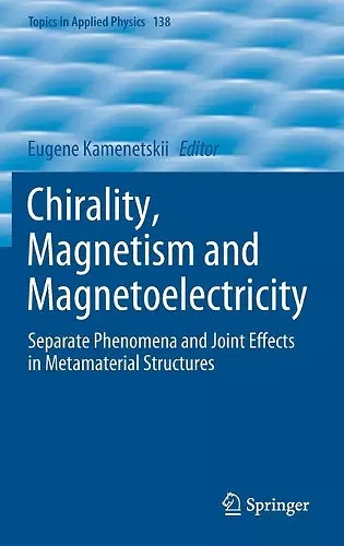 Chirality, Magnetism and Magnetoelectricity cover