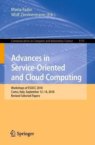 Advances in Service-Oriented and Cloud Computing cover