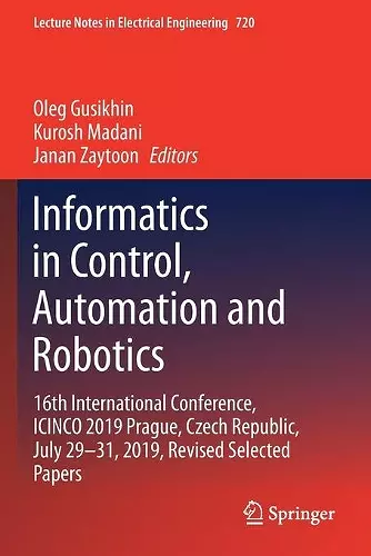 Informatics in Control, Automation and Robotics cover